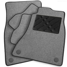 To fit Triumph TR7 Car Mats 1974 - 1981 in Grey & Heel Pad