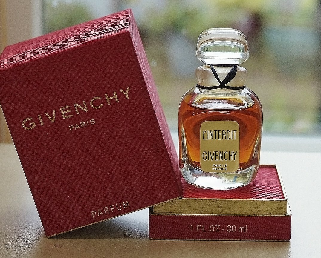 Vtg L'INTERDIT by GIVENCHY splash PURE PARFUM 30ml~1 oz SEALED