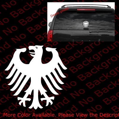 GERMAN EAGLE FLAG Vinyl Decal DIE CUT Fits BMW Mini Phone/Car/Window AM003