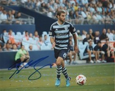 Kansas City Sporting KC Graham Zusi Signed Autographed 8x10 COA #4