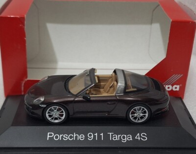 Porsche 911 (991) Targa 4S 2014 Brown Met 1:43 Herpa no Minichamps