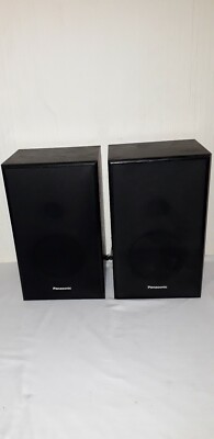 Pair of Vintage Panasonic SB-ZM22 Bookshelf Hi-Fi Stereo