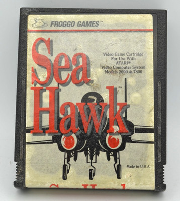 Sea Hawk game cartridge (1983) for Atari 2600, Tested