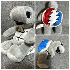 Grateful Dead Stealie Turtle 7" Bean Bear Plush Liquid Blue 1972 Tivoli USED