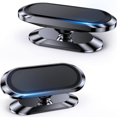 2X Magnetic Car Phone Holder Dashboard Mount 360° Rotation Universal GPS