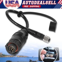 1852076 9-Pin Adapter Cable Sonar 2 MKR-US2-16 for Lowrance Elite Ti2 & HDS