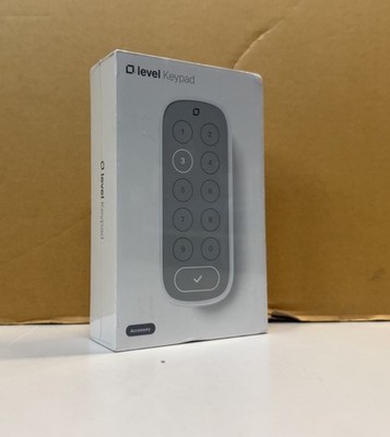 Level  C-K11U Smart Keypad Lock Accessory - White/Gray | Brand New Sealed |