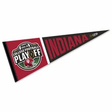 Indiana Hoosiers 12 in X 30 in 2025 College Football Playoffs College Pennant