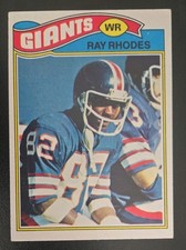 1977 Topps - Ray Rhodes RC rookie card #98 - EXMT. rookie card picture