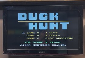 Mario Bros & Duck Hunt Nintendo NES Authentic TESTED w/Manual GC SHIPS FREE