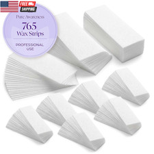 Pack Of 765 Professional Wax Strips for Waxing   Tear-Resistant Fabric Hair Remo
