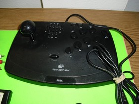 SEGA Saturn model 1 system w/ 3D Analog Controller & 2 Arcade Sticks Memory Card