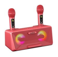 MASINGO Karaoke Machine for Adults and Kids with 2 Wireless Microph... Fast Ship