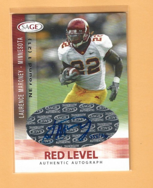 Laurence Maroney SA-GE Autographs #A32 Red