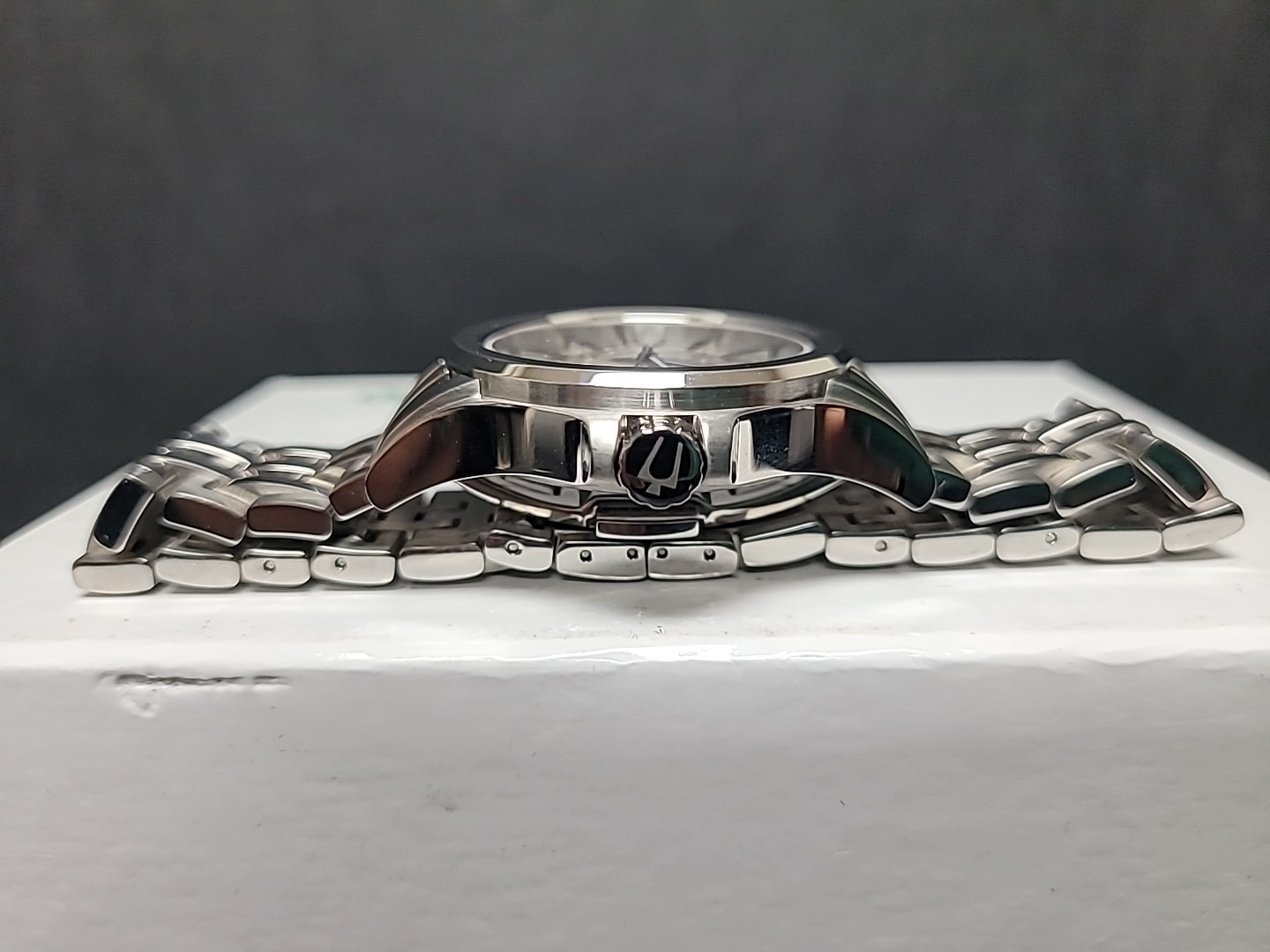 Men's Bulova Accutron 63A0001 Autiomatic 40MM Skeletal Stainless Watch w Box 107