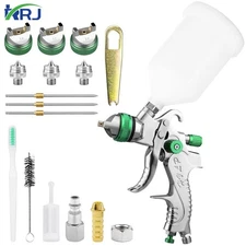 Professional Automotive Hvlp Spray Gun W/1.4/1.7/2.0mm Nozzles for Car Paint Gun