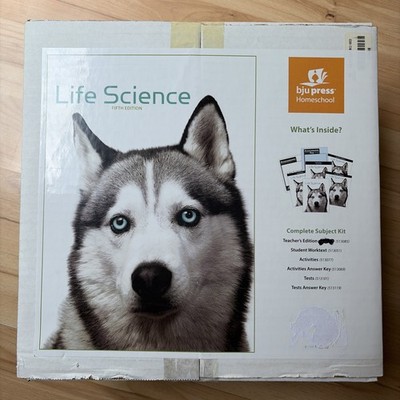 NEW BJU 7th grade 7 LIFE SCIENCE Complete Subject Kit 5th ed CURRENT Box Set