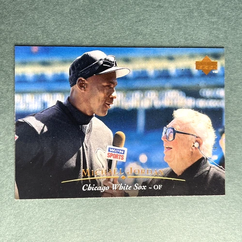 Michael Jordan 1995 Upper Deck Baseball Card #200 Chicago White Sox