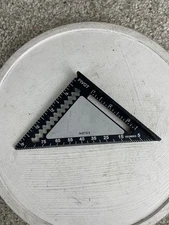 Johnson Johnny Square 4 1/2" Aluminum Professional Easy Read Finish Square