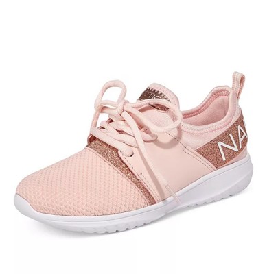 Nautica Kappil Saga Athletic Sneaker Pink Shoes For Girls Size 3 NIB