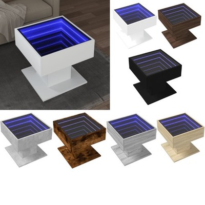 LED Couchtisch Beistelltisch Wohnzimmertisch Kaffeetisch Holzwerkstoff Tische