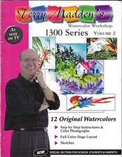 Terry Madden's 1300 Series Volume I2 - Watercolor Instructional Book
