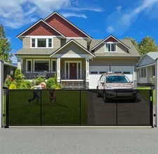 2025 Retractable Baby Gate 120 Inch Extra Wide Mesh Baby Gates 34" Extra Tall US