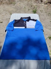 Chevy Corvette Polo Shirt Size LG Tri Mountain Gold
