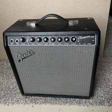 Fender Champion 40 110W Modeling Electric Guitar Combo Amp 1x12 Speaker Black