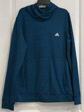 Adidas Womens Climawarm Hoodie Womens XL Teal Pullover Sweatshirt