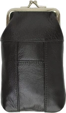 Marshal Wallet Cigratte Case Holder With Clasp Closure