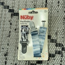Nuby Pacifier Clip- Paci Finder, Age 0 m- Keep Baby's Pacifiers Sanitary