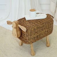 "Hocker/Beistelltisch \"Holger\" Teakholz Massiv Neu Ovp!!!"