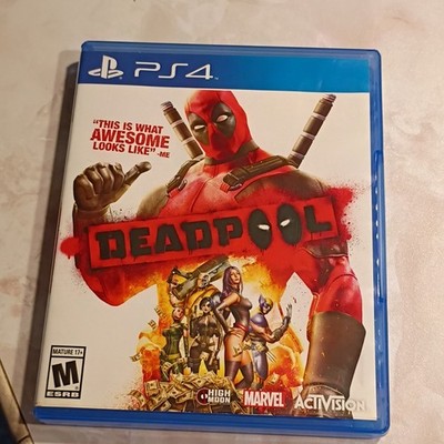 Deadpool Sony PlayStation 4 Video Game Marvel, Tested Working