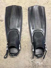 Aqua Lung Stratos ADJ Open Heel Diving Fins Size Regular 6.5 - 9 