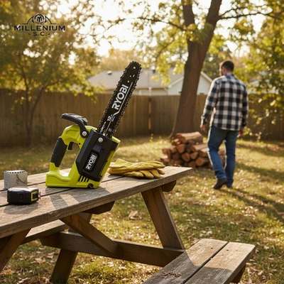 #ad RYOBI 40V HP Brushless 12 in. Top Handle Chainsaw RY405010 USED Tool Only $129.44