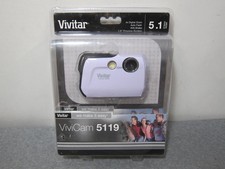 Vivitar Vivicam 5119 5.1 Mega Pixels Compact Digital Camera White - NEW/SEALED
