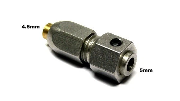 RC Model Ship Flex Collet 5 / 4.5mm R/C Hobby Boat Metal Coupler HR640 - Image 2 of 2