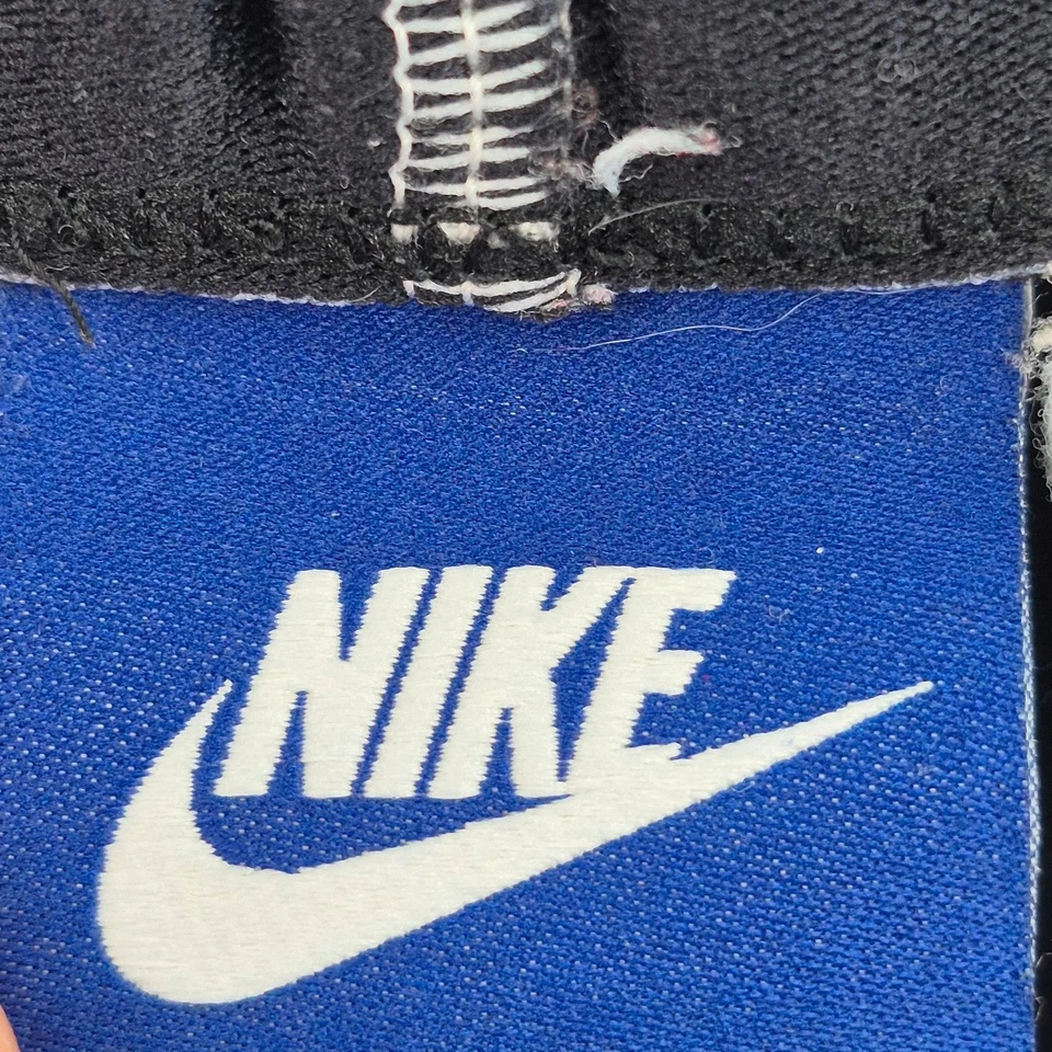 NIKE Leggings XS Nero Donna Misto Cotone Elastico Vita Atletica - Immagine 4 di 4