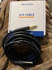 NEW Genuine Cable Matters 6.35MM TRS XLR MALE 2 M Balanced Cable - 15 ft Length