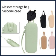 Ultra-light Soft Silicone Glasses Case With Hand Strap Travel Sunglasses