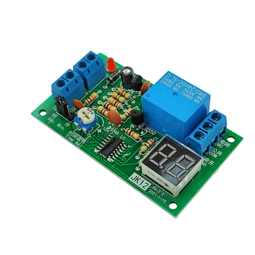 Adjustable 12V Relay Module with Digital Countdown Timer for Automation - Picture 13 of 14