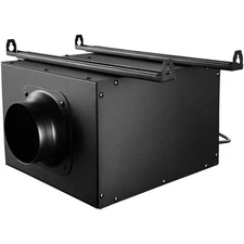 200CFM Ultra Quiet Inline Exhaust Fan, Remote Mount Ventilation Fan Extractor