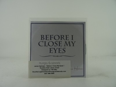 JAMIE HARTMAN BEFORE I CLOSE MY EYES (C44) 2 Track Promo CD Single including Pic