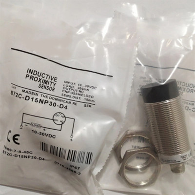872C-D15NP30-D4 Allen Bradley 30 mm Barrel Inductive Proximity Sensor
