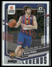 2023-24 Donruss Turkish Airlines EuroLeague #188 Ricky Rubio Optic