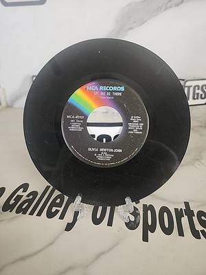 OLIVIA NEWTON-JOHN LET ME BE THERE / MAYBE THEN I WILL THINK OF YOU 45RPM SLEEVE
