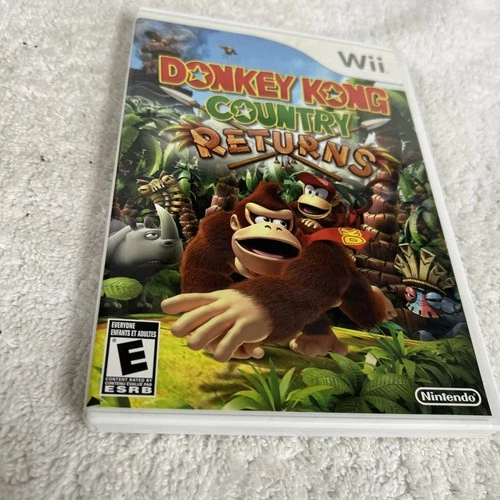 Nintendo Donkey Kong Country Returns Nintendo Wii 2010 Rated E Complete Works