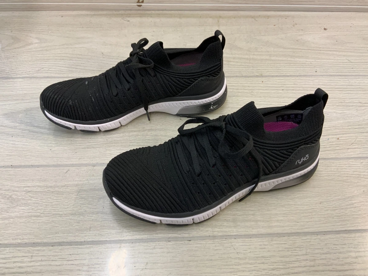 Ryka Romia Walking Shoes Women s Size6.5M Black MSRP 100