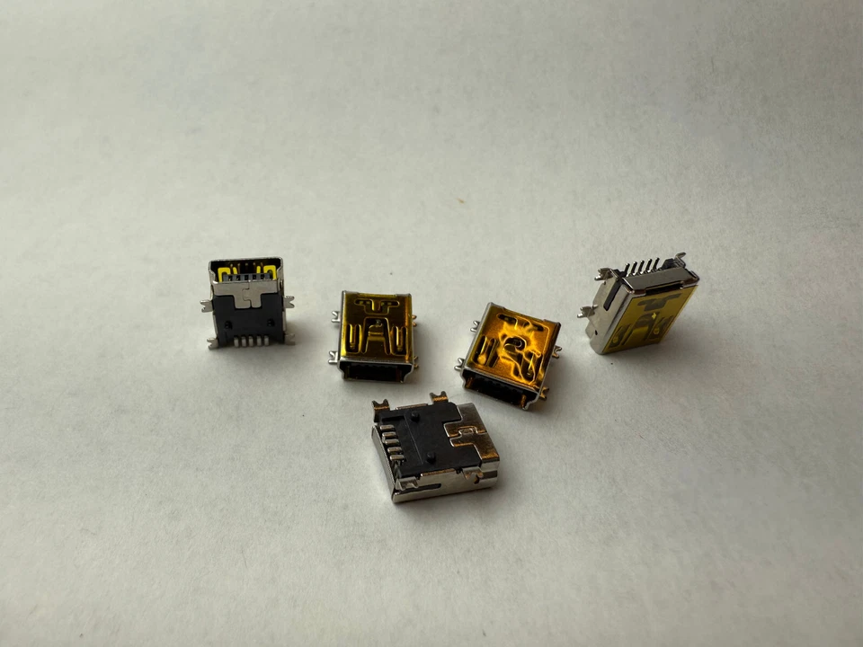 5-Pack USB Mini Female Conn. 5-Pin SMT SMD PnP Socket Jack Port FREE SHIPPING! - Image 4 of 4